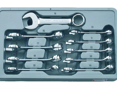 Combination Spanner Stubby Set 10pc 10 - 19mm Gearwrench