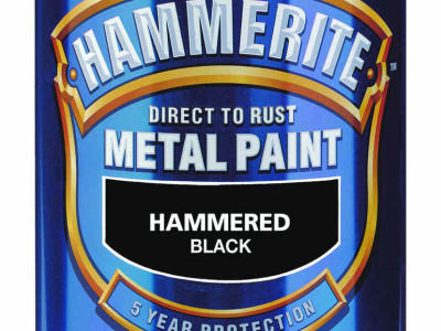 Metal Paint Hammered Finish Black 5 Litres Hammerite