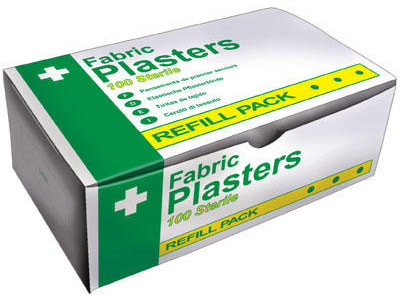 Plasters - Pink Washproof. Assorted Sizes (Pack Of 100)