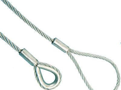 Wire Rope Strop Thimble Eye - 6mm 6x19 FMC 2m EWL