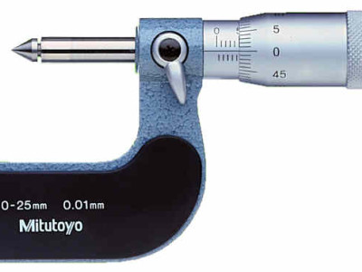 Micrometer Screw Thread Measuring Anvil 60? 44-28tpi  0.6-0.9mm Mitutoyo