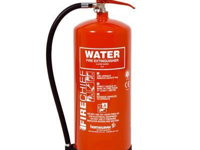 Fire Extinguisher - Water. H545 x Dia 190mm. 9 Litre Capacity