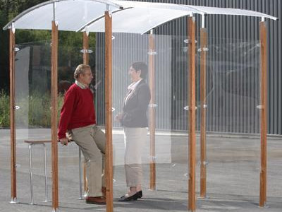 Wooden Framed Shelter - Freestanding. H2100-2200 x D2000 x W1000mm