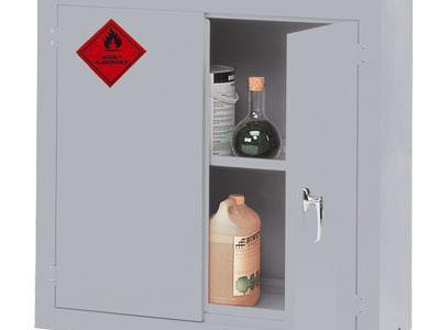 Flammable Material Storage Cabinet HxWxD 915 x 915 x 459mm. Grey.