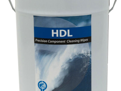 HDL Precision Solvent Cleaner Wipes, 250 Wipes
