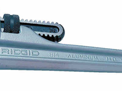Ridgid Pipe Wrench Aluminium 610mm with 3