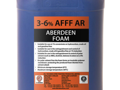 Low Freeze Aqueous Film Forming Aberdeen Foam (AFFF-AR-LF), 3x6%, 20Litre