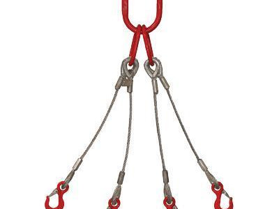 Wire Rope Sling - Four Leg. 13mm Rope Dia. 6x19 FMC. 2m EWL