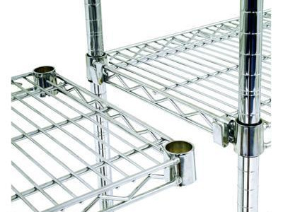 Chrome Upright- For use with Chrome Shelves. Height 660mm