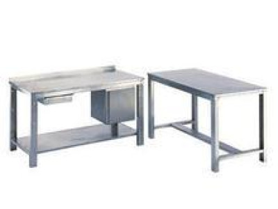 Stainless Steel Framed Bench LxD 1800x600mm