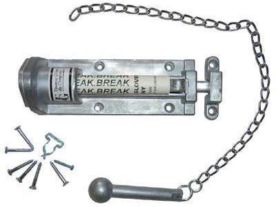 Panic Security Bolt with Tube & Hammer/Chain