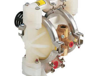 Air Operated Double Diaphragm Pump. Polypropylene/PTFE. Inlet 25mm