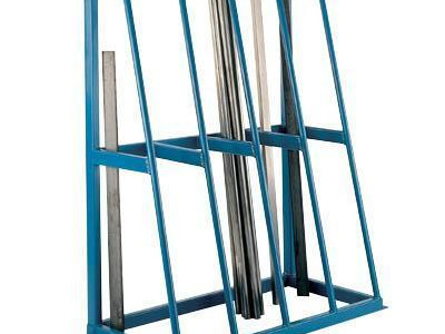 Bar/Pipe Vertical Storage Rack. O/A HxWxD 1500 x 600 x 1200mm. 4 Sections