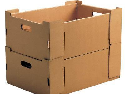 Cardboard Boxes - Stackable. H200 x W530 x D350mm. Pack of 25