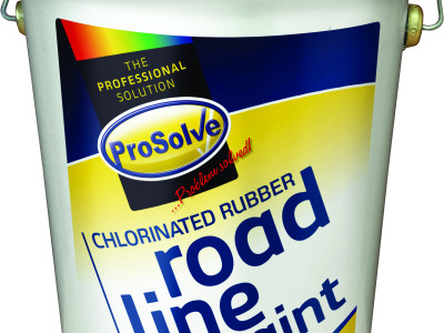 Prosolve Chlorinated Rubber Road Line Paint Yellow 5 Litre