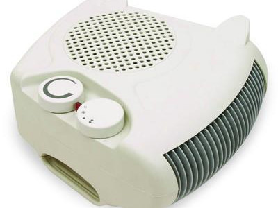 Fan Heater  - 2Kw with Safety Cut Out. H240 x W240 x D120mm