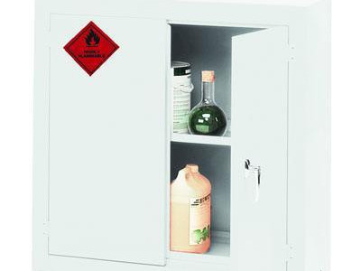 Flammable Material Storage Cabinet HxWxD 915 x 915 x 459mm. White.