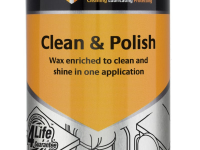 Tygris Clean & Polish, Wax Enriched to Clean & Shine, Easy to Apply, 400ml