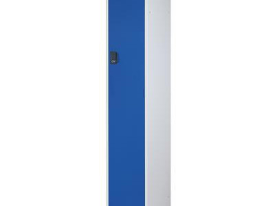 Single Locker - 1 Tier. H1800 x W300 x D300mm. Blue Door