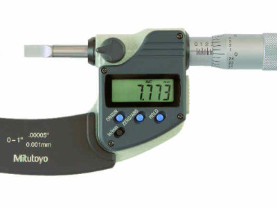 Micrometer Blade Digital 0 - 25mm  0-1