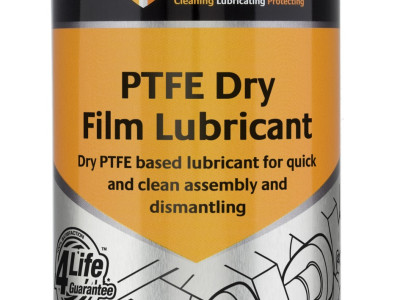 Tygris PTFE Dry Film Lubricant, Non Staining, Very Low Friction, 400ml