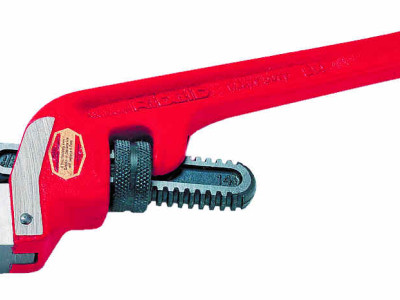 End Pipe Wrench 460mm with 2 12