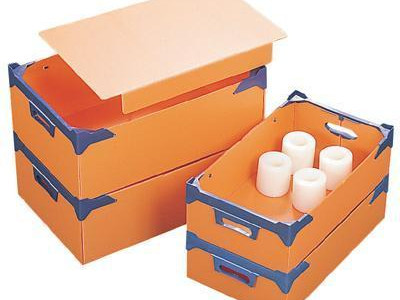 Storage Box - Self Assembly. 35 Litre Capacity. H195 x W535 x D345mm. Orange
