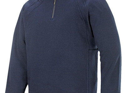 Sweatshirt Zipped Heavy-Snickers. Navy. XXXL. Chest: 55
