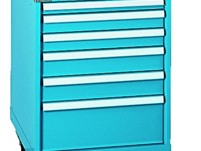 Mobile Drawer Cabinet with 6 Drawers 14.247.0100-Lista. WxDxH: 564x572x872mm.