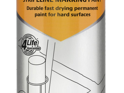 Tygris Stripeline Marking Paint, Orange, Durable, Fast Drying, Permanent, 750ml
