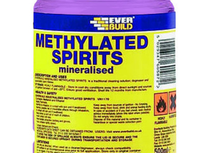 Methylated Spirits 500ml Bottle Everbuild