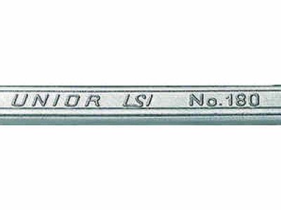 Offset Ring Spanner 16 x 17mm x 258mm Length Unior