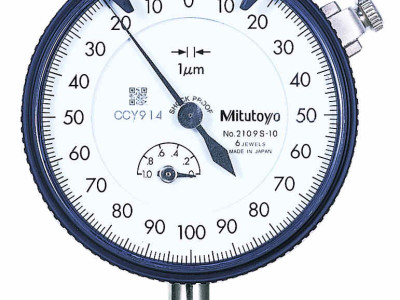 Dial Indicator 1mm Series 2 w Tolerance Pointer & Jewelled Bearings Mitutoyo
