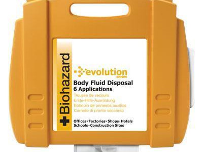 Body Fluid Kit - Standard. H295 x W350 x D117mm. 6 Applications
