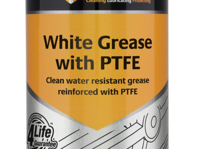 Tygris White Grease with PTFE, Anhydrous Calcium Based Grease, 400ml