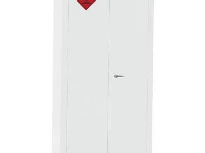 Flammable Material Storage Cabinet HxWxD 1830 x 915 x 459mm. White
