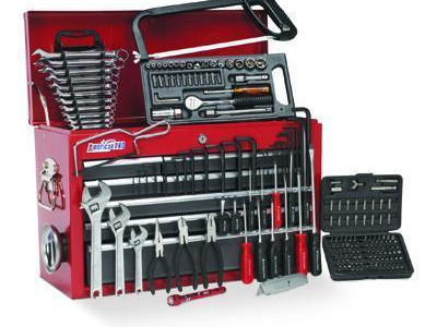 Tool Chest - 9 Drawer Including Tools. O/A H380 x W600 x D260mm