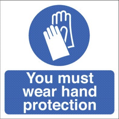 Craig International You Must Wear Hand Protection Mandatory Safety