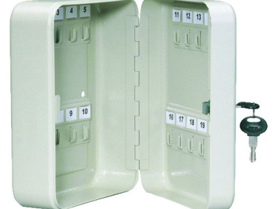 Key Cabinet 20 Hooks. 200 x 160 x 80 mm Draper