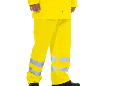 Waterproof Trousers Flexothane High Visibility Large