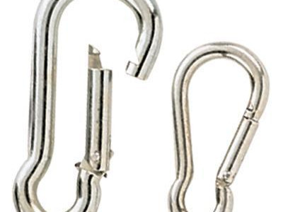 Snap Hooks - Mild Steel. Captive Eye. 7 x 63mm. 510kg Capacity