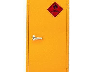 Hazardous Cabinet HxWxD 915x459x459mm. Yellow