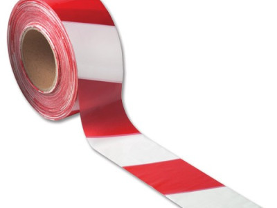 Tape Barrier Extra Strong Red/White 70mm x 250m
