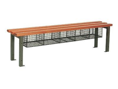 Cloakroom Bench - Single Sided w 5/10 Shoe Compartments. H400 x W305 x L1525mm