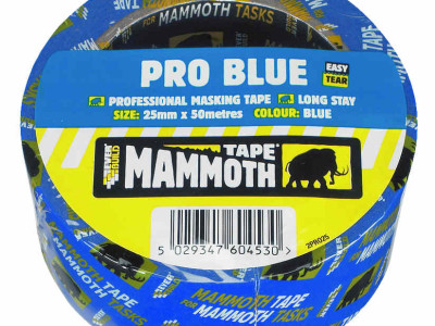 Masking Tape Pro 50mm x 50m Blue Everbuild