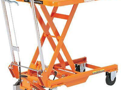 Bishamon Mobile Steel Lift Table - Single Scissor. 500kg Capacity