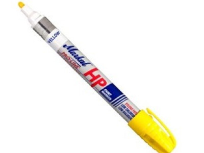 Pro-Line HP Valve Action Paint Marker Yellow Markal (Low Corrosion)
