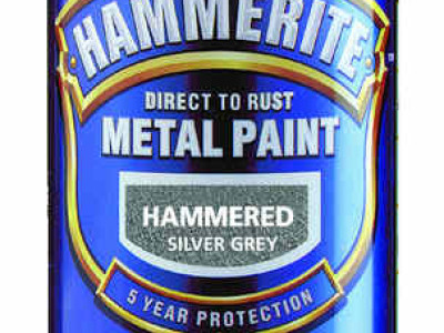 Metal Spray Paint Hammered Finish Black 400ml Hammerite