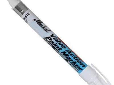 Certified Valve Action Paint Marker White Markal