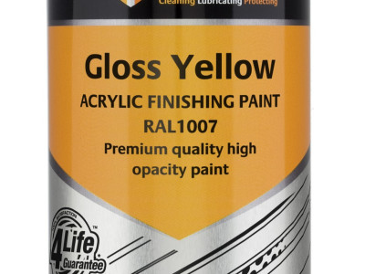 Tygris RAL1007 Gloss Yellow Paint 400ml